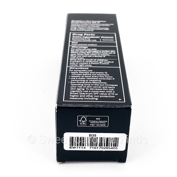 Bobbi Brown Weightless Skin Foundation SPF 15 W-036 Warm Sand 1 oz Full Size - Picture 5 of 5